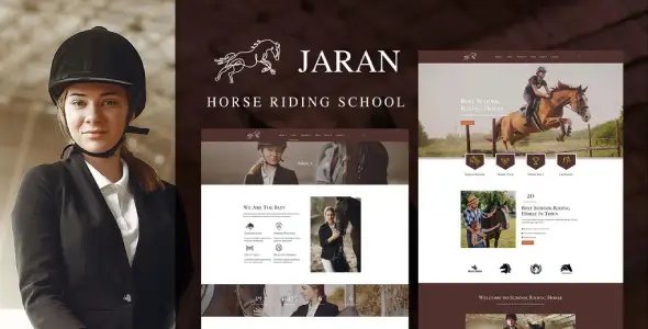 Jaran – Horse Riding School Elementor Template Kit